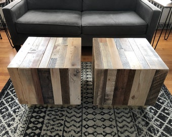 Coffee table or end tables (lighter shades)