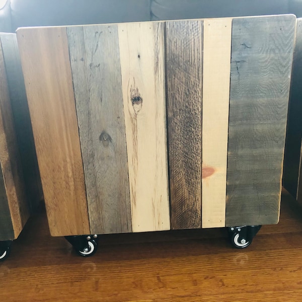 Coffee table or end tables with casters