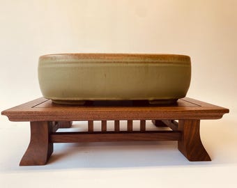 Walnut Bonsai Stand – 13.5" x 11" x 3"