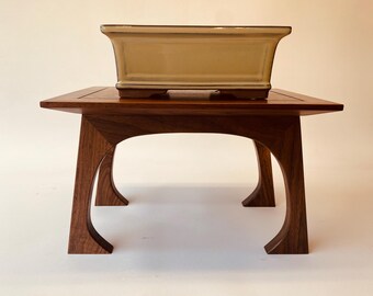 Walnut Bonsai Stand – 13.75" x 9.5" x 9"