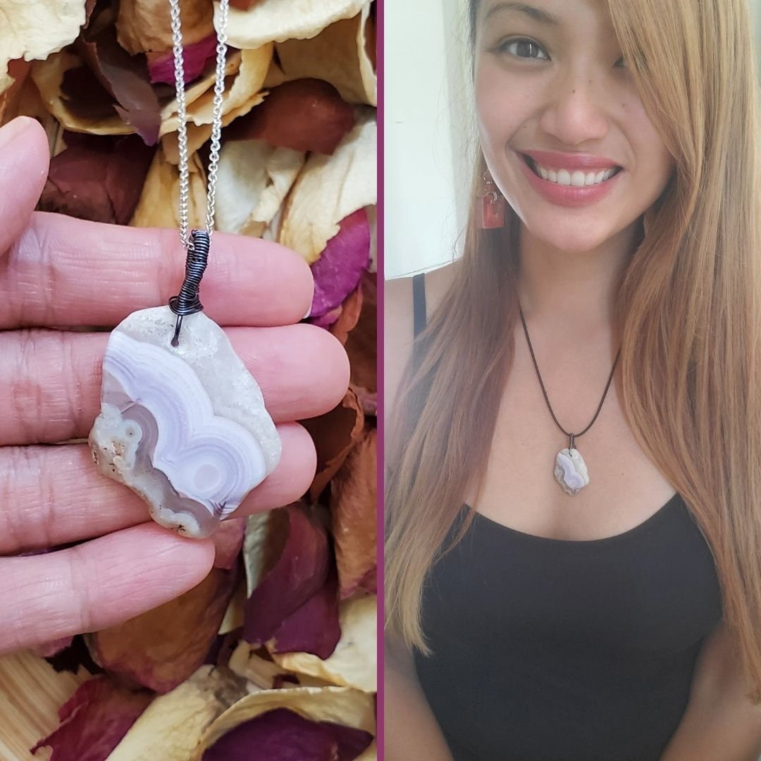 Dainty Crystal Choker Handmade Reiki Infused Gemstone Necklace.