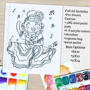 Kids Painting Kit, DIY Art Kit, Kids Painting Party Kit, Cinco de Mayo Favors, Kids Craft Kit, Paint Party Favor, Paint Your Own,