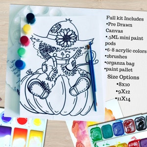 Thanksgiving Craft kit, Paint your own, Ready To Paint, Fall Paint Kit, Fall Craft Kit, DIY Paint Kit, DIY Art Kit, Fall Activities