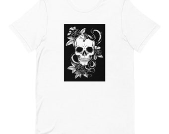 Beauty Skull Short-Sleeve Unisex T-Shirt