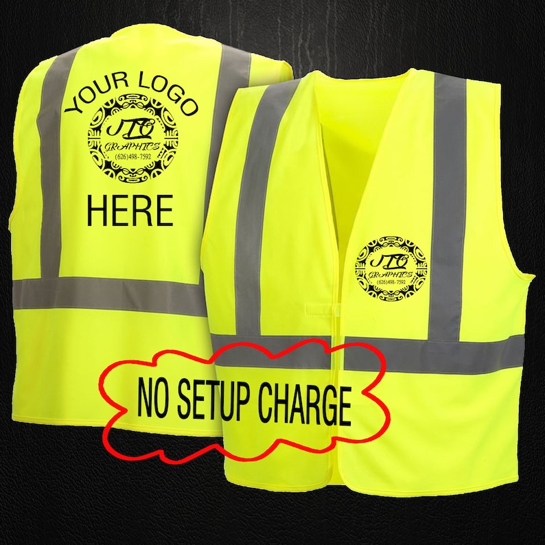 CUSTOM SAFETY VEST Etsy