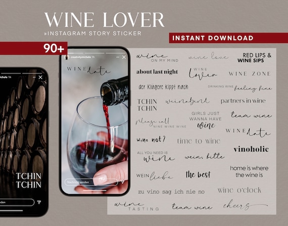 Wine Emoji Stickers for Sale