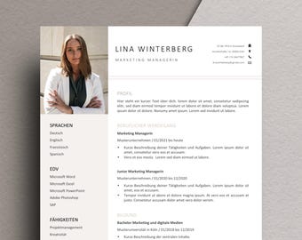 Professional application template CV cover letter motivation letter CV