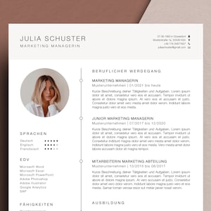 Professional application template CV cover letter