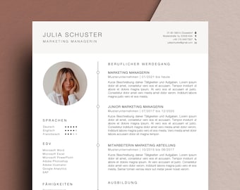 Professional application template CV cover letter