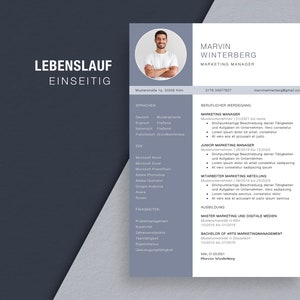 Professional application template CV cover letter image 3