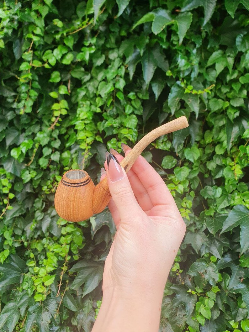 Cherry Tobacco Pipe, Wooden Pipe, Smoking Pipe, Ukrainian Pipe, Tobacco