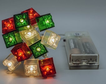 Christmas Lights made of Lego