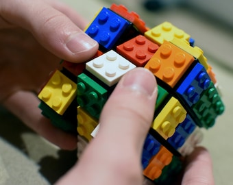 Rubik's-type Cube made of Lego