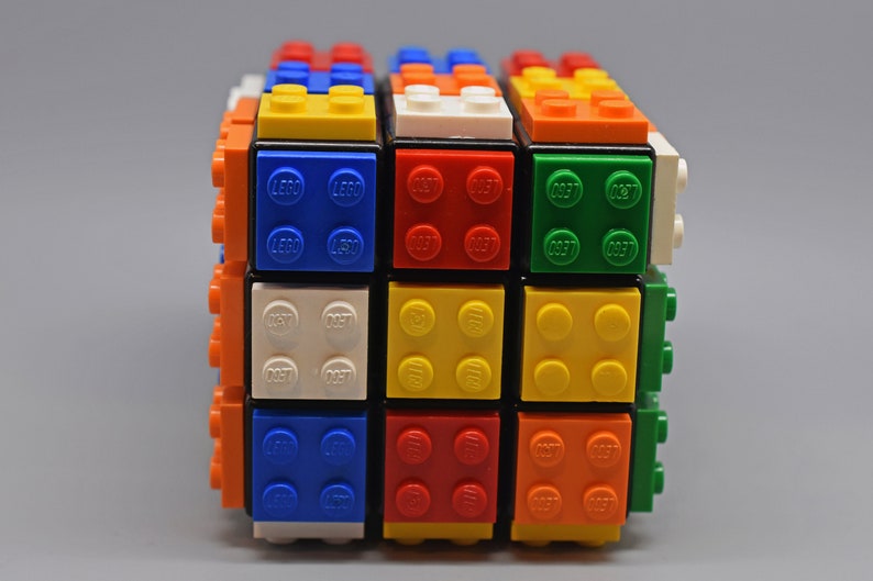Rubik'stype Cube made of Lego Etsy