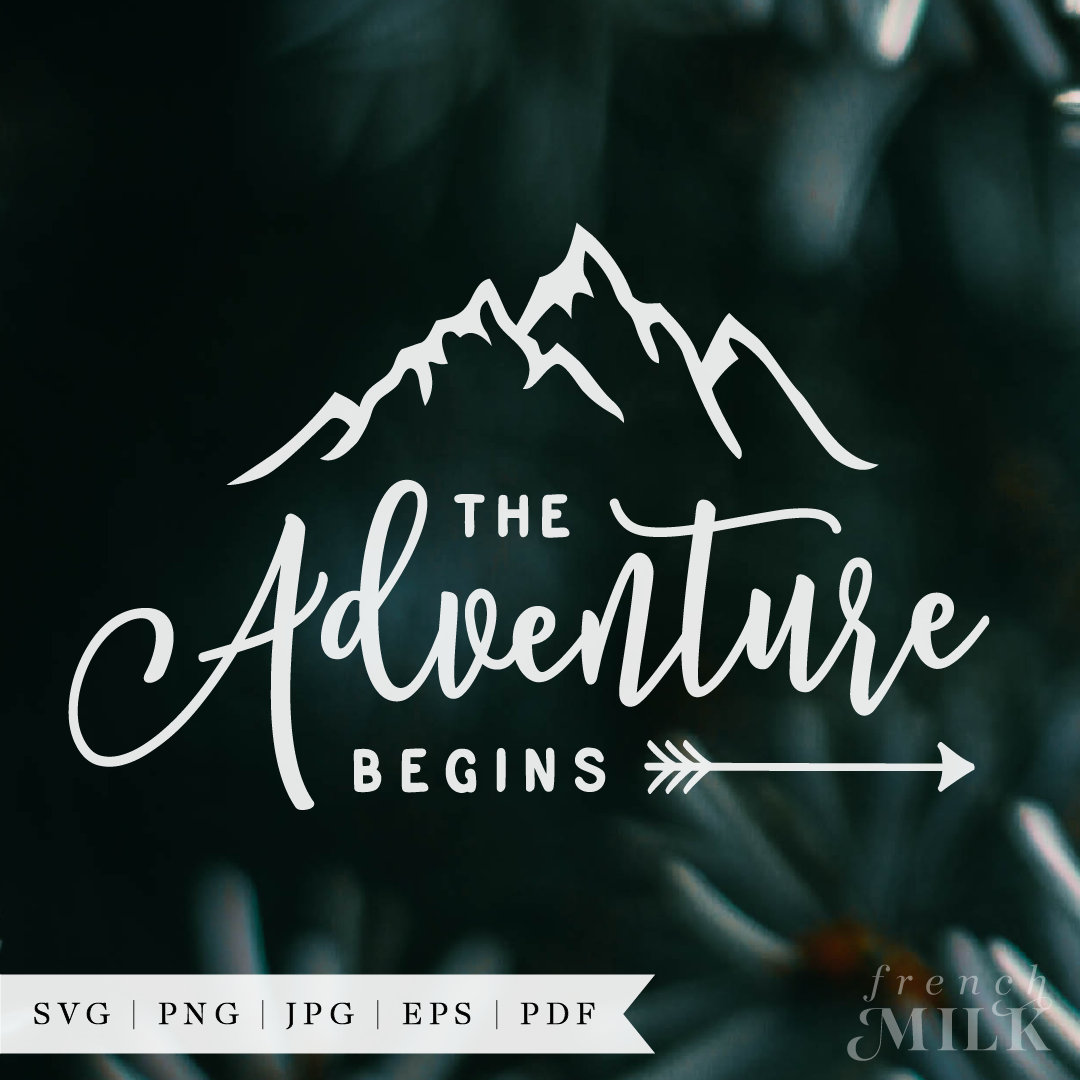La aventura comienza SVG PNG EPS / Signos de boda / Baby - Etsy España
