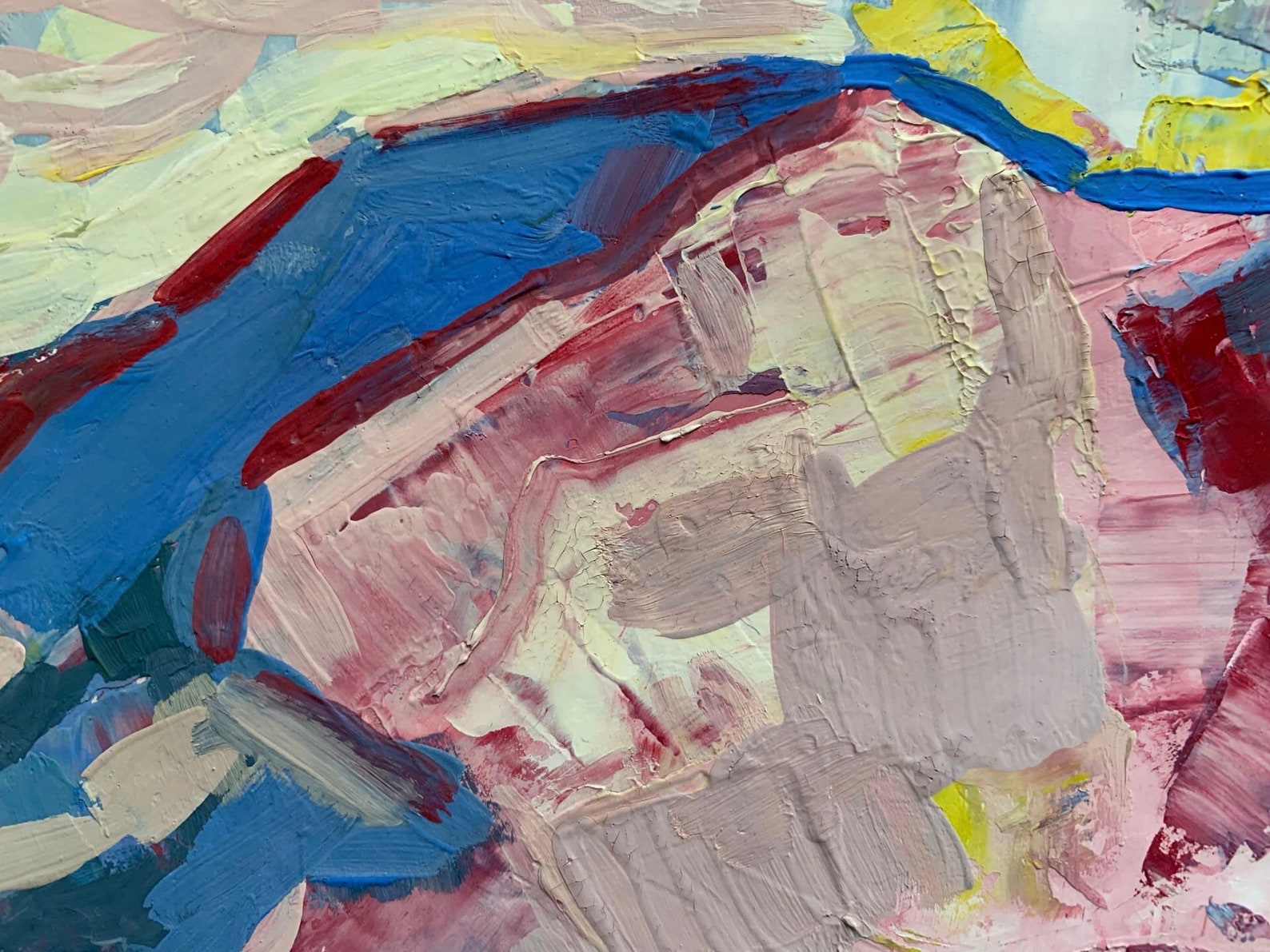 Abstract mountain art abstract mountain painting mountain Etsy