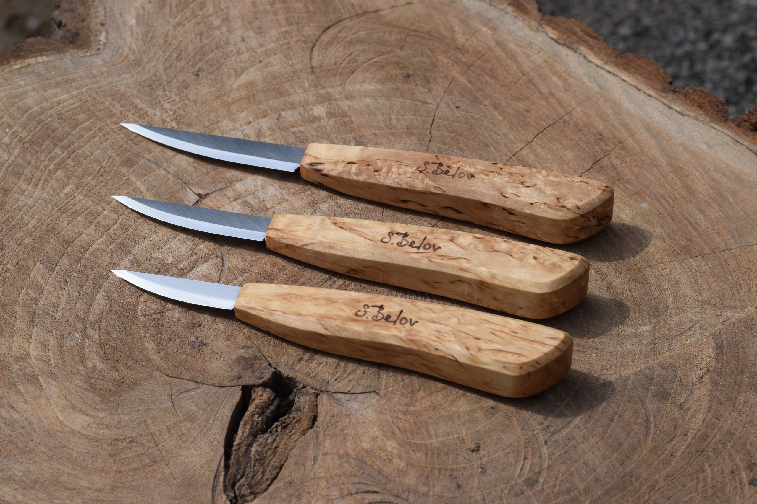 Sloyd Knife Carving Knives Karelian birch | Etsy