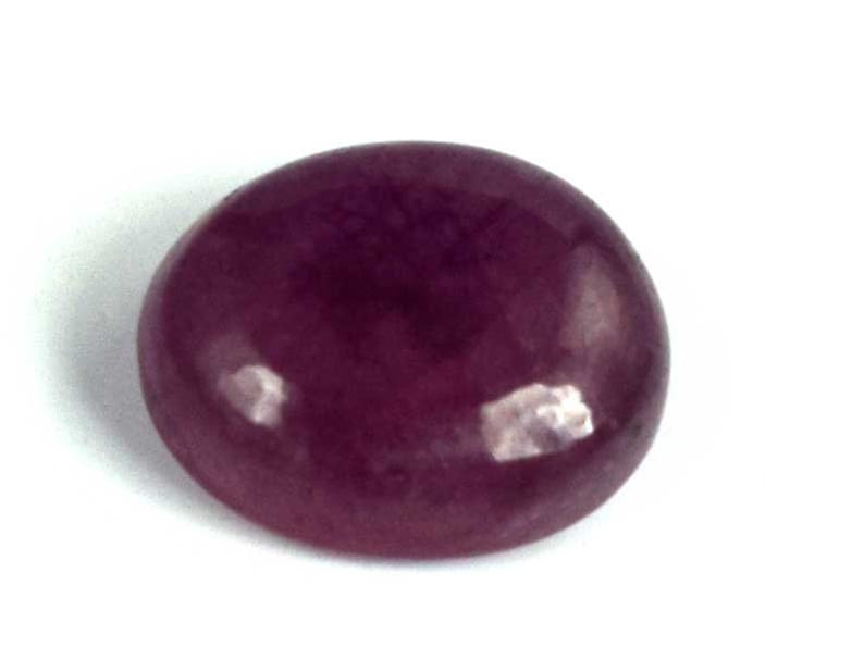Oval Cabochon 2.55 Ct Burma Red Ruby Loose Gemstone 100/% Natural AGSL Certified D7738