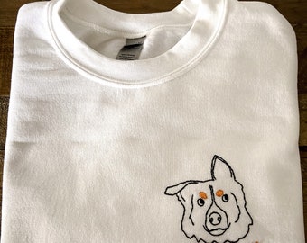 Embroidered Pet Portrait Jumper