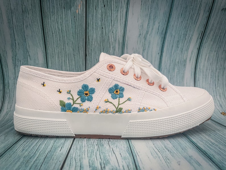 Embroidered Canvas Shoes image 1