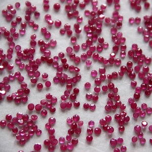 3 Mm Natural Burma Ruby , Ruby Cut stone , Faceted Ruby Cut Stone , Ruby Gemstone , Round Shape Ruby ,Red Pink Ruby ,Loose Gemstone