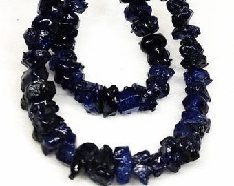 Sapphire Drilled Slice Beads Gemstone Jewelry Zs 3227 Unique Sapphire Beaded Beads Gemstone Price For One Strand
