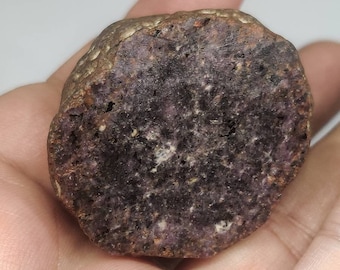 Largest 100 % Natural Ruby Rough/Ruby Rough Stone/Raw Ruby Stone/Ruby Gemstone/July Birthstone/Size 43x37x36 Mm