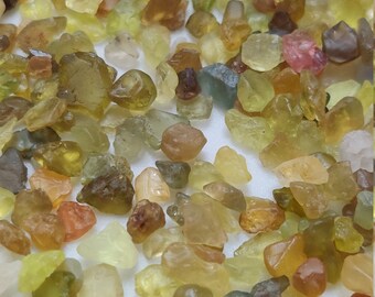 Chrysoberyl Crystal and Black Tourmaline Madagasgar