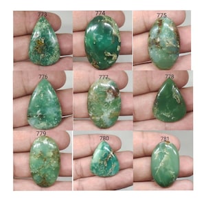 La migliore pietra preziosa naturale di crisoprasio biologico Cabochon/Pietra preziosa di crisoprasio/Forma mista/Pietra preziosa sciolta/Fondo piatto/Pietra preziosa pendente