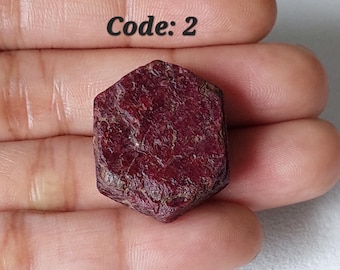 1 Piece Large 100 % Natural Red Ruby Rough/Ruby Rough/Raw Ruby Stone/Ruby Gemstone/July Birthstone/Raw Ruby/Ruby Crystal For Jewelry/RJS-706