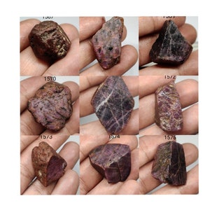 100 % Natural Ruby Rough/Ruby Rough Stone/Raw Ruby Crystal/Ruby Gemstone/July Birthstone/No Treatment Ruby RawGemstone