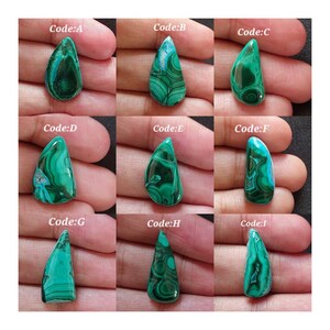 Bella forma fantasia Chrysocolla Malachite/Verde Malachite Cabochon/Mexican Malachite Gemstone/Meditation Gemstone/Healing Crystals