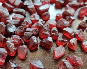 10 Pieces Natural Red Garnet Raw/red Garnet Rough/garnet