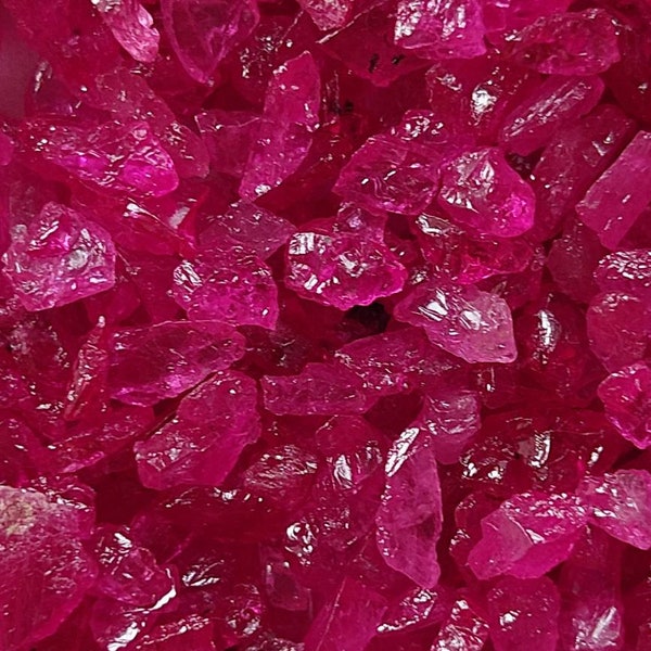 AAA Natural Untreated Mozambique Ruby Rough/Ruby Gemstone/Ruby Raw/Red Ruby/Precious Ruby Rough/Undrilled Ruby/3 to 5 Mm/20 Pieces