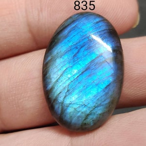 AAA Quality Natural Blue Labradorite Cabochon/Blue Flashy Labradorite/Oval Shape/ Loose Labradorite Gemstone/Flat Back/Healing Crystals