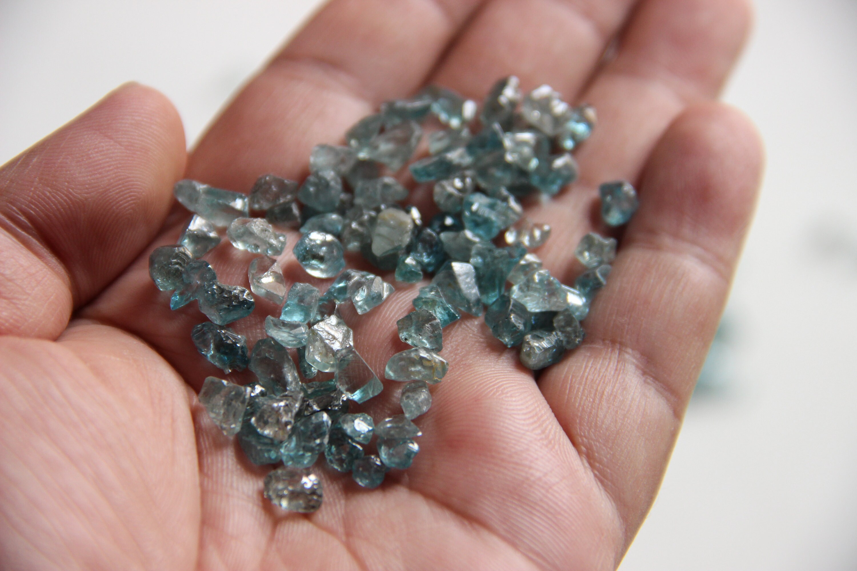 Natural Blue Zircon Rough Blue Zircon Raw Blue Zircon Etsy