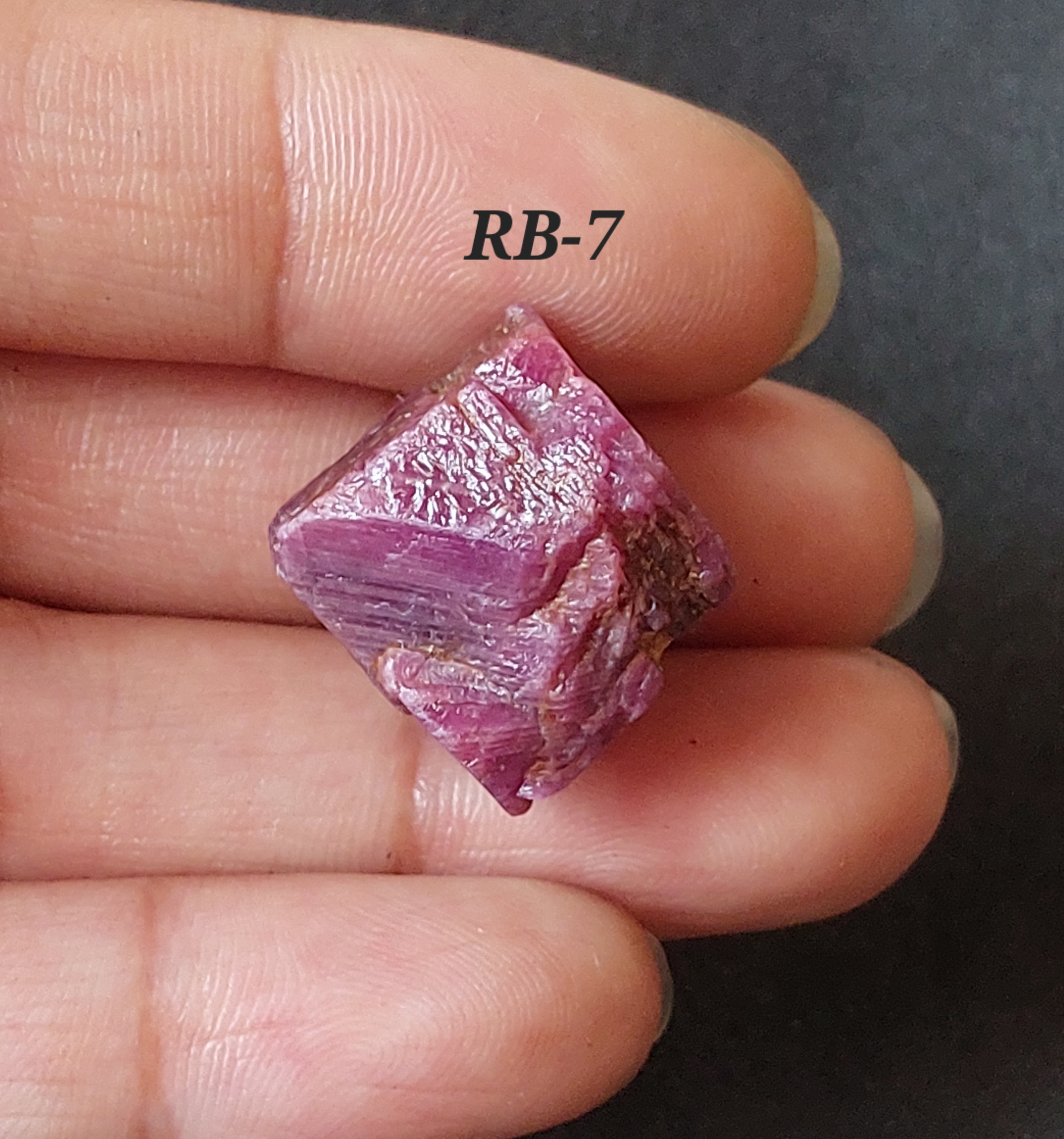 Rubis Naturels (5 Pièces) De 0,15 Carats + 2 Rubis Bruts Offerts - Neuf Sans Emballage