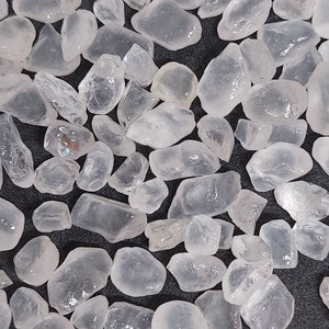 Clean White Zircon Raw/Zircon For Jewelry/Natural Zircon Rough/White Zircon Rough/White Zircon Gem Crystal/25 Pieces/4-6 Mm & 5-8 Mm /1817