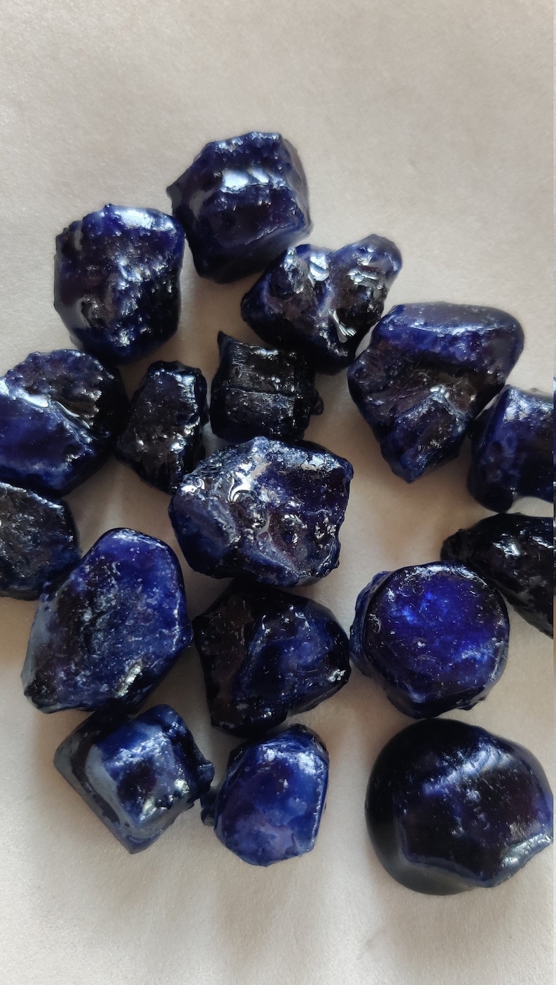 Extra Large Natural Blue Sapphire Rawblue Sapphire Roughblue Etsy India