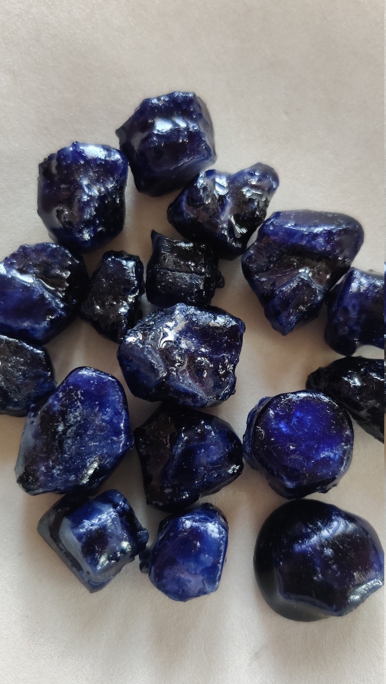 Extra Large Natural Blue Sapphire Raw/blue Sapphire Rough/blue - Etsy India