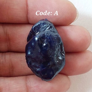 Genuine Blue Sapphire Raw/Blue Sapphire Rough/Blue Sapphire Gemstone/Sapphire Raw/September Birthstone/Sapphire Rough/Blue Sapphire Crystal