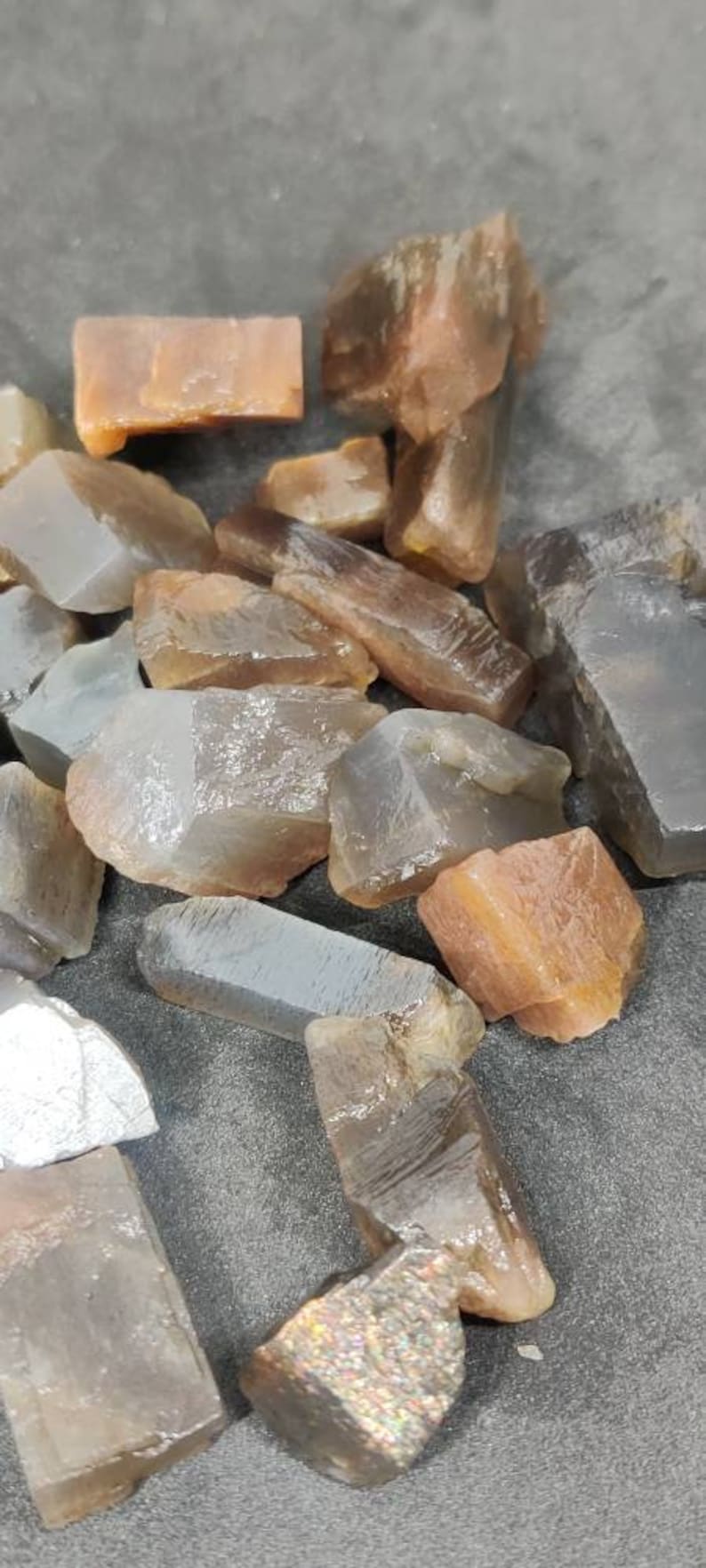 Raw Moonstone Crystals/Rough Natural Moonstone /Crystal | Etsy