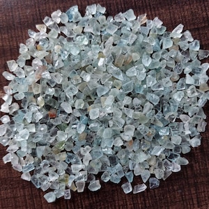 4-6 Mm Natural Aquamarine Raw/Aquamarine Rough/Aquamarine Gemstone/Aqua Crystal/Healing Crysta/March Birthstone/50 Piece/18 Carat Approx