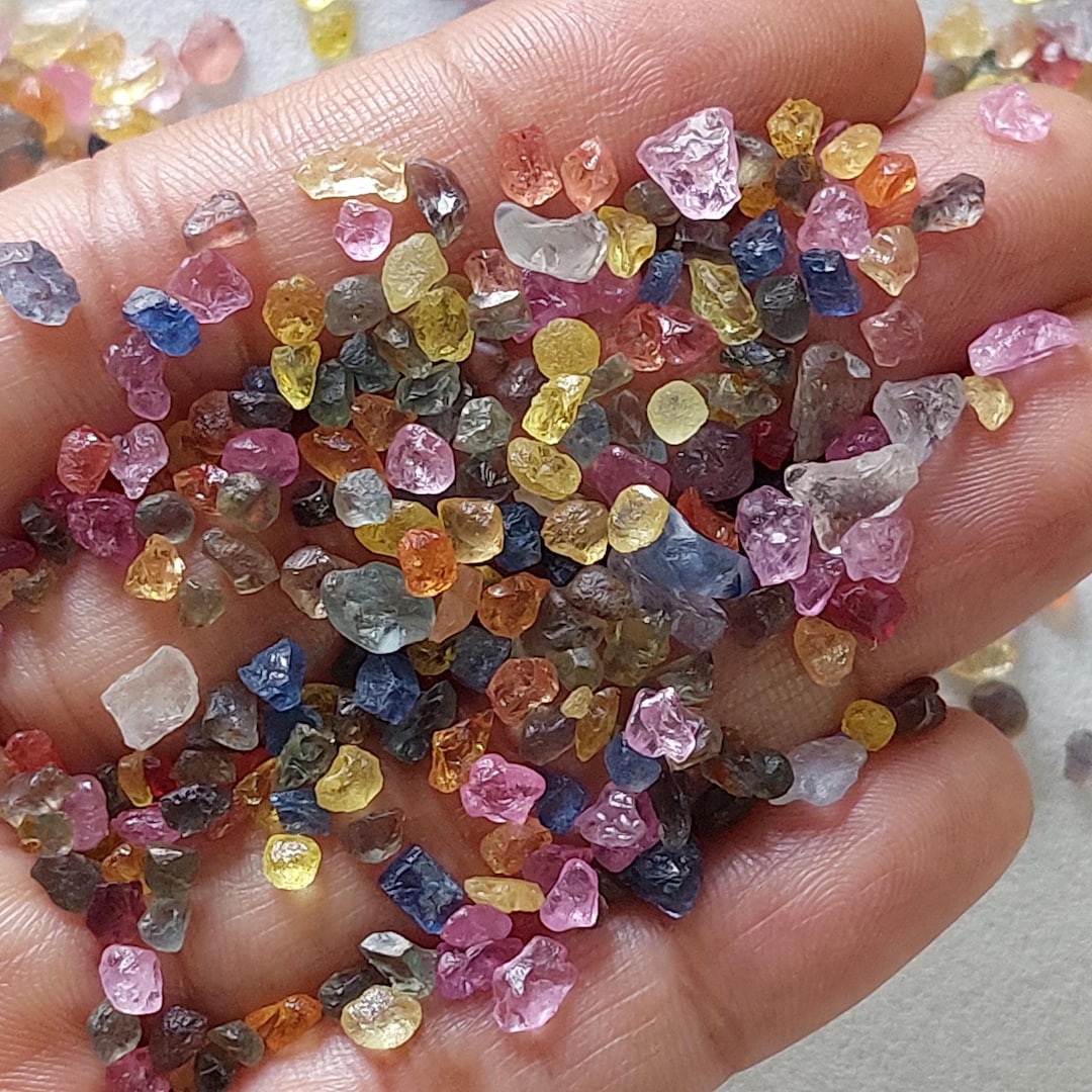 画材 Sapphire Genuine Coarse Amazon.com: 19.25 Ct. Natural Blue Sapphire Certified Rare Uncut