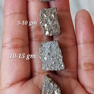 1 Piece Natural Pyrite Gold Crystals/Pyrite Crystals for Meditation And Protection/Healing Crystal/Pyrite Gold Chunks/Rough Stone/RJS-255