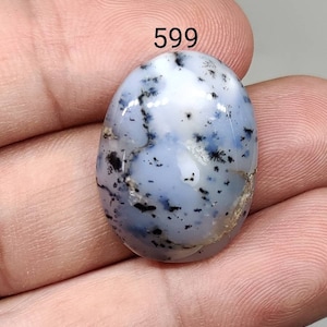 Fijnste natuurlijke dendriet-opaal cabochon/dendriet opaal edelsteen/dendriet-agaat/ovale vorm/platte achterkant/losse edelsteen/dendriet hanger edelsteen