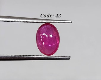 Mix Shape Ruby Cabochon: July Birthstone, Red Gemstone / RC-F