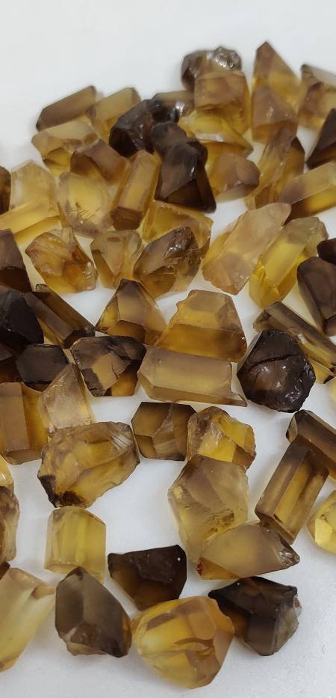5 Pieces Large AAA Natural Honey Quartz Raw Rough Stone/Super Etsy