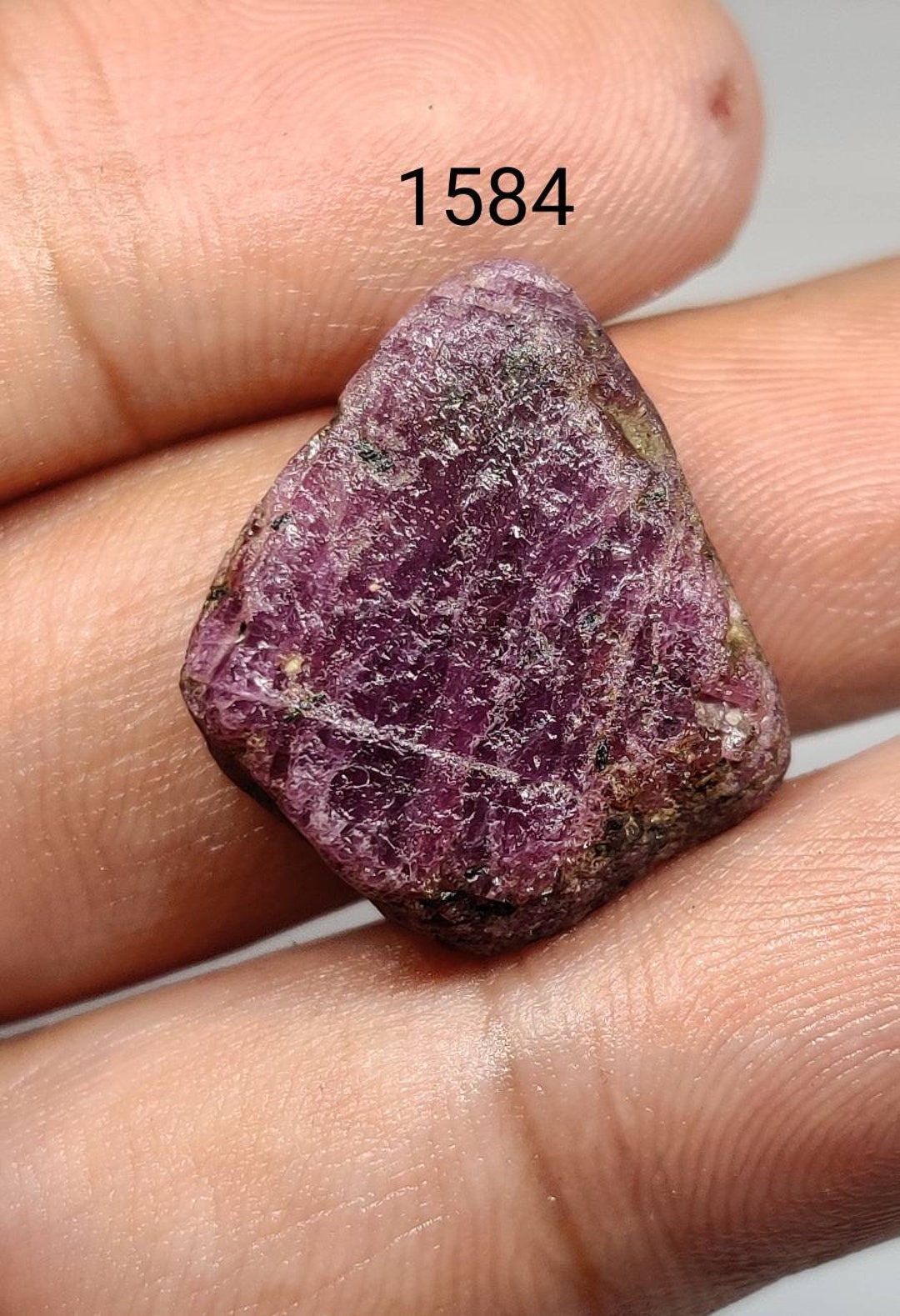 天然ルビー原石：未処理の7月の誕生石、インド産宝石 - Etsy 日本