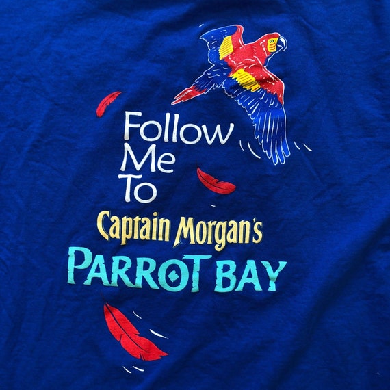 Captain Morgan's Parrot Bay Blue T-Shirt - Size XL - image 4